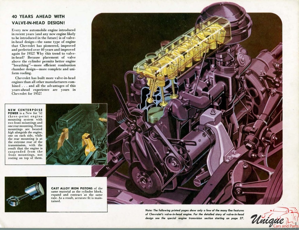1952 Chevrolet Engineering Features Brochure Page 51